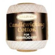 Candlewicking Cotton for Embroidery - White Candlewicking Cotton for Embroidery - White