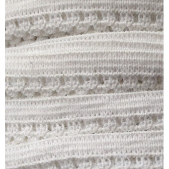 10mm Lace Elastic - white