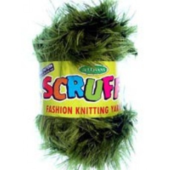 Scruffy - Fashion Knitting Yarn - Olive