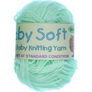 Baby Soft - 4 ply Baby Knitting Yarn - Mint Baby Soft - 4 ply Baby Knitting Yarn - Mint