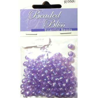 Bead - 5mm/6mm Round Lilac