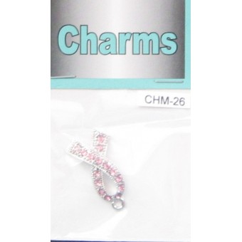 Charm - Pink Ribbon