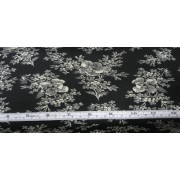 White flowers on black b/g White flowers on black b/g