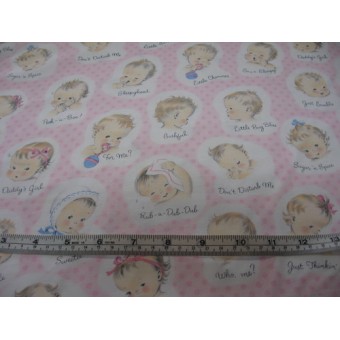 BABY-C 3336 pink by Timeless Treasures