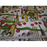 Cricket accessories on white b/g by Kennard & Kennard K8146 Cricket accessories on white b/g by Kennard & Kennard K8146