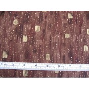 "Lava", gold on brown b/g by Blank Quilting "Lava", gold on brown b/g by Blank Quilting