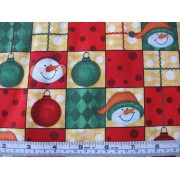 Snowmen on checks Snowmen on checks