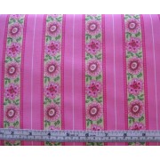 "Modern Floral Small Stripe" by Michael Miller C-2601 "Modern Floral Small Stripe" by Michael Miller C-2601
