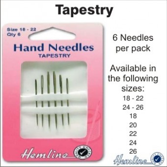Hand Needles - Tapestry 18-22
