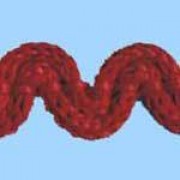 Crochet Ric Rac - Claret