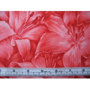 "Rainbow Lilly", red by Fabric Freedom #481-2 "Rainbow Lilly", red by Fabric Freedom #481-2
