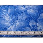"Rainbow Lilly", blue by Fabric Freedom #481-5 "Rainbow Lilly", blue by Fabric Freedom #481-5