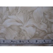 "Rainbow Lilly", cream by Fabric Freedom #481-10 "Rainbow Lilly", cream by Fabric Freedom #481-10