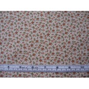 small orange flower on tea stain b/g #45585/T small orange flower on tea stain b/g #45585/T