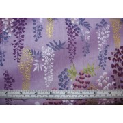 Plum/gold flowers on mauve b/g Plum/gold flowers on mauve b/g